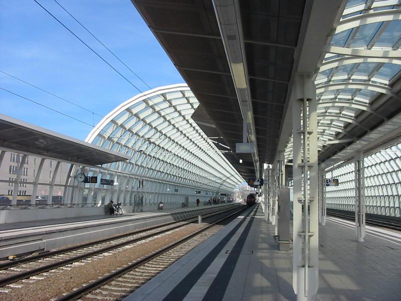 Hier sieht man den Bahnhof Ludwigshafen Mitte.