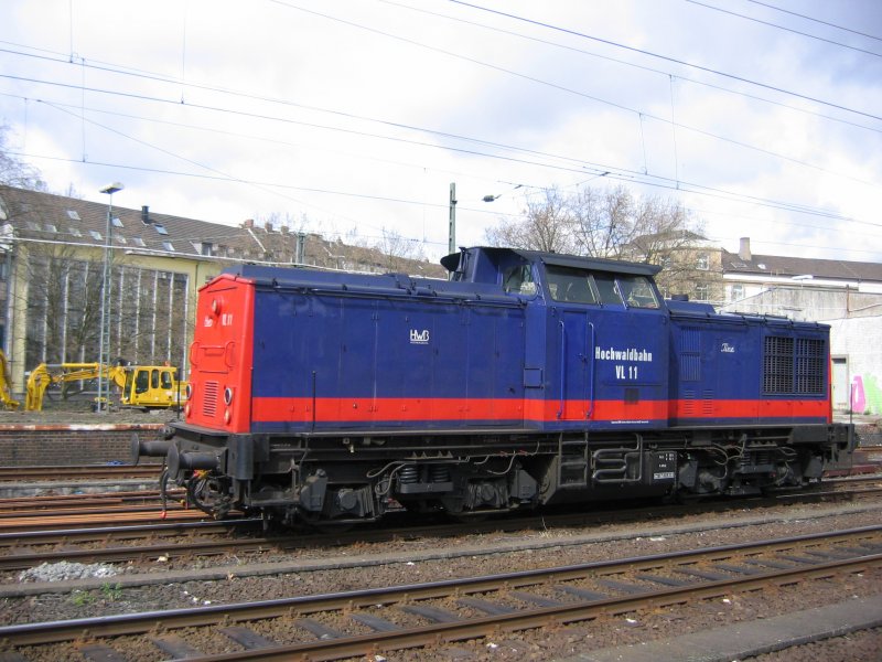 HwB VL 11  Tine  rangiert am 25.03.2008 im Dsseldorfer Hbf