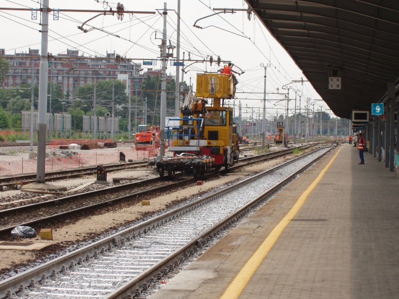 Instandhaltungsarbeiten in Venedig Mestre