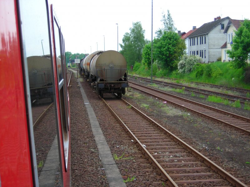 Kesselwagen im Bahnhof Walsrode