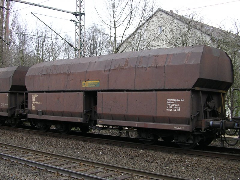 Kohlenwagen der Dortmunder Eisenbahn.(12.03.2008)