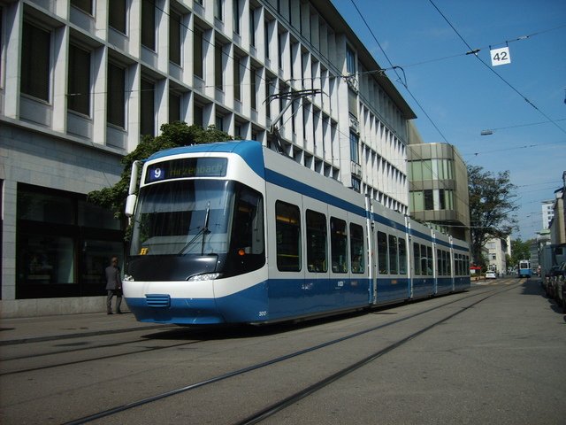 Linie 9 in der Talackerstrae