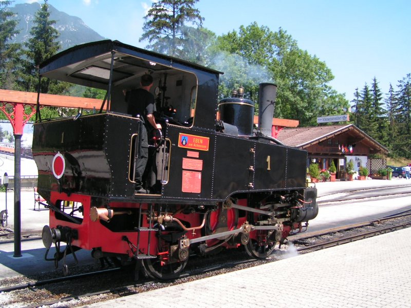 Lok EBEN der Achenseebahn 2006-07-19