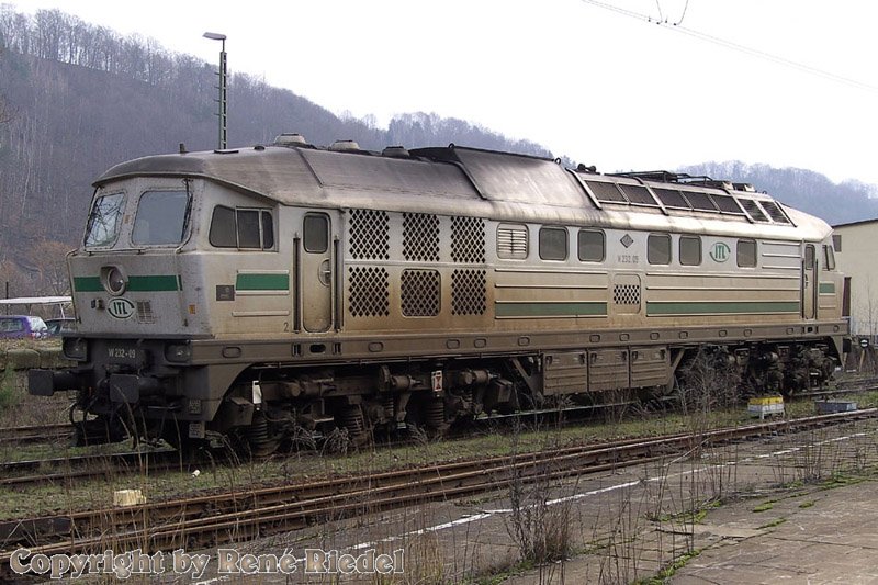  Mal wieder die W 232.09 von ITL in Bad Schandau. Von mir aufgenommen am 6.3.2007.