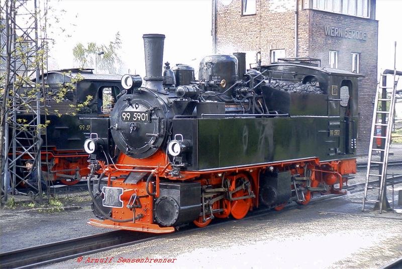 Malletlok 99 5901.
HSB Wernigerode-Westerntor
04.05.2003 