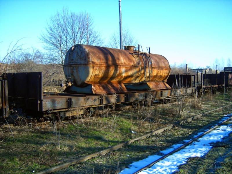 Meterspur-Wasserwagen in Gernrode. 16.01.06