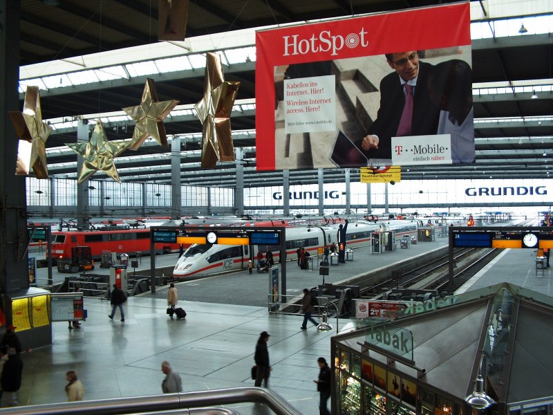 Mnchen Hbf am 28.11.2006