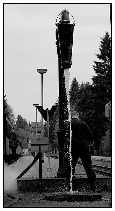 Nach dem Wasserfassen in Drei Annen Hohne ging es am 9.10.2007 wieter auf den Brocken.