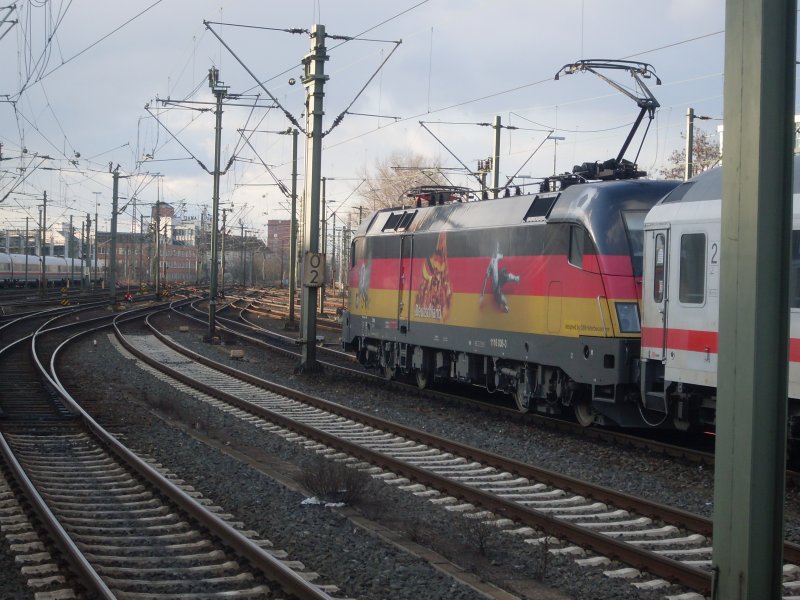 Nachschuss auf den IC Knigssee im 1116 036-3 als Zug Stier