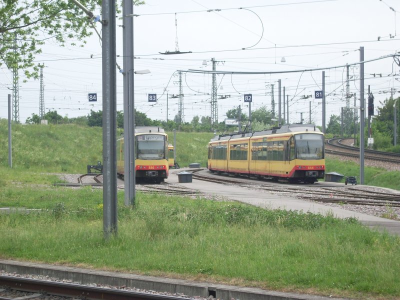 Neue Abstellanlage im Albtalbahnhof