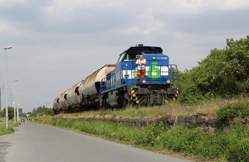 Niag 6 Auf Dem Weg Von Duisburg Homberg Huntsman Werk Ex Sachtleben Nach Bergheim Niederaussem Rwe Power Ag Bahnbilder De