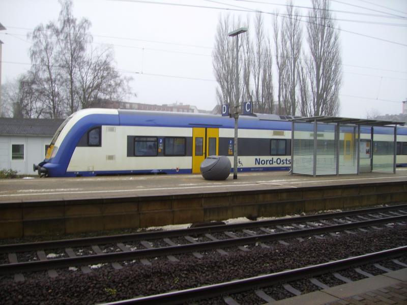 NOB-Steuerwagen in Elmshorn am 2,1,2006