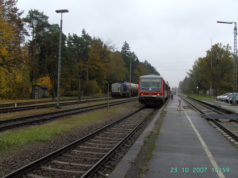 Nochmal im Bahnhof Kastl