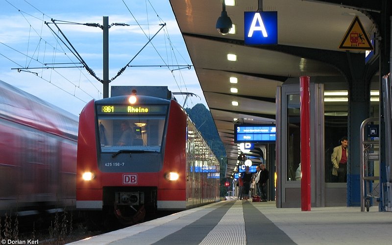 Pause in Bielefeld Hauptbahnhof.