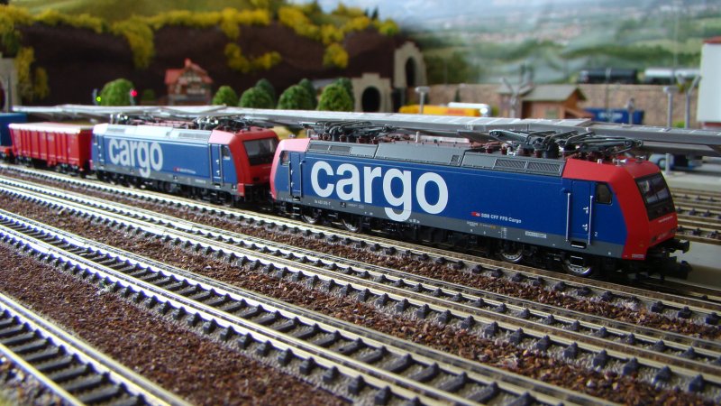 Re 482 der SBB Cargo von Fleischmann und Minitrix, Epoche V bis VI