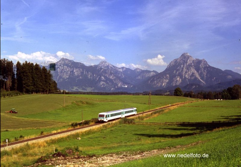 Regionalbahn bei Fssen (1997)