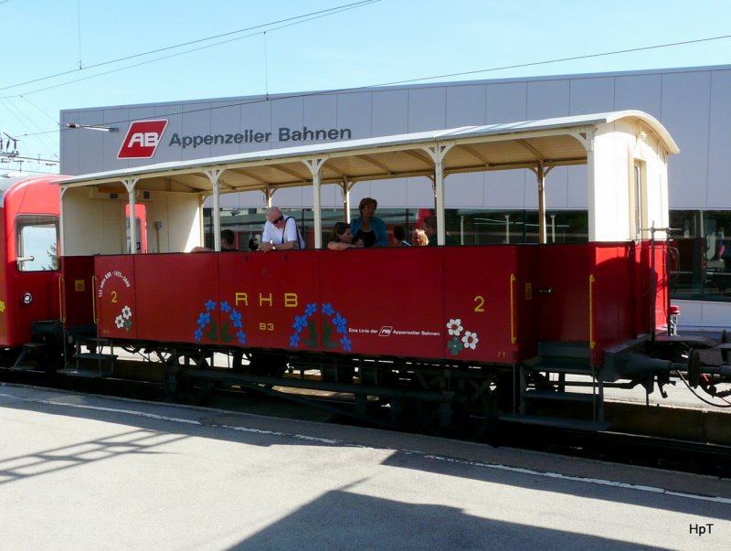 RHB / AB - Personenwagen B 3 in Heiden am 16.08.2009