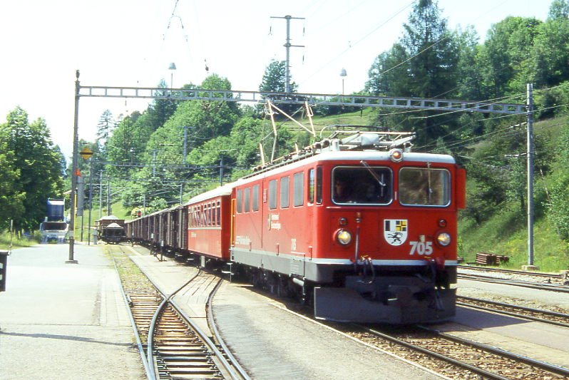 Rhb Extra G Terzug Von Landquart Nach Samedan Am