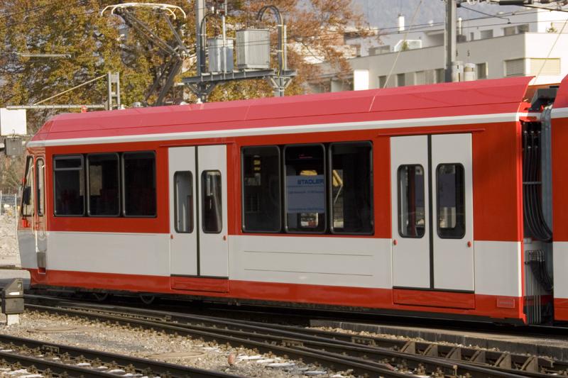 RhB Stadler-Versuchszug-Triebwagen
24.11.05 Landquart