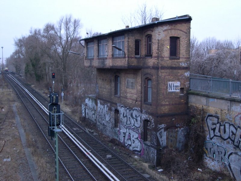 S-Bahn Berlin nahe Humboldthain am Abend.
Dez. 2007