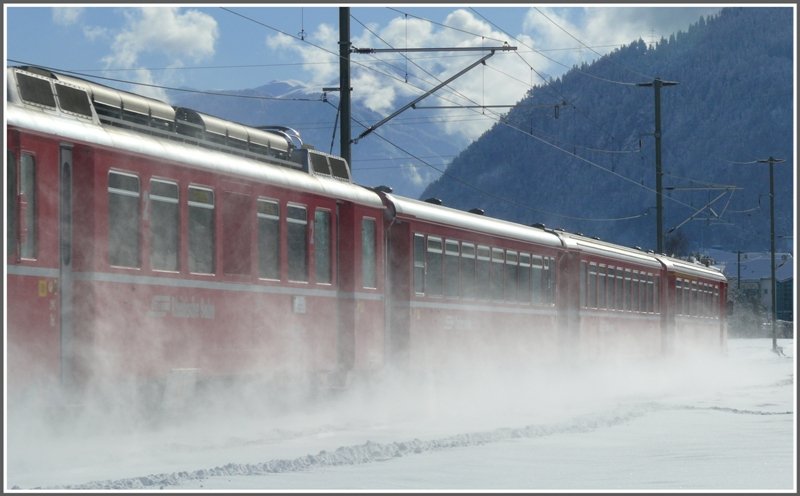 Schneegestber bei Bonaduz. (23.11.2008)