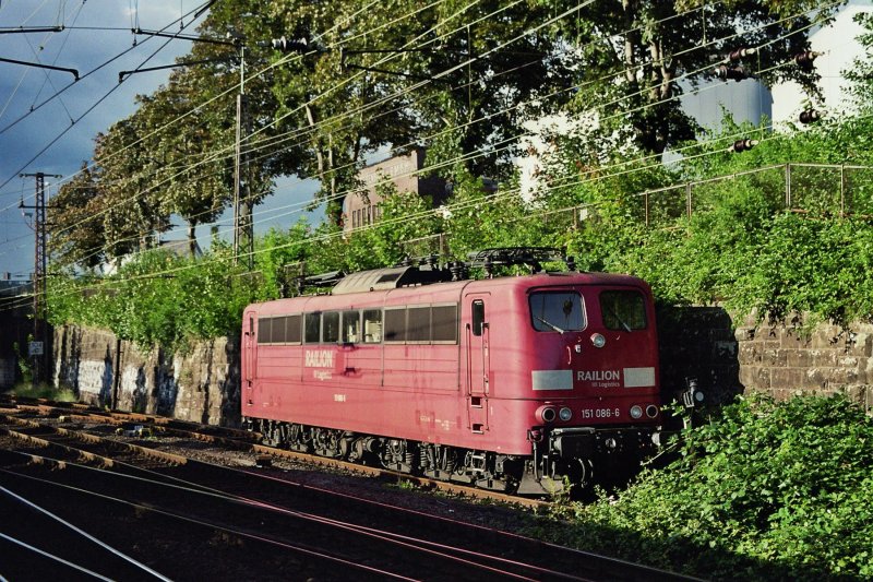 Siegen-Weidenau 22.07.2007 (151 086-6)