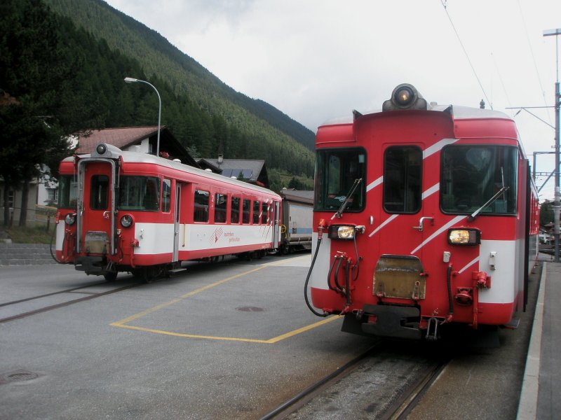 Steuerwagentreffen am 25.7.2009 in Disentis.