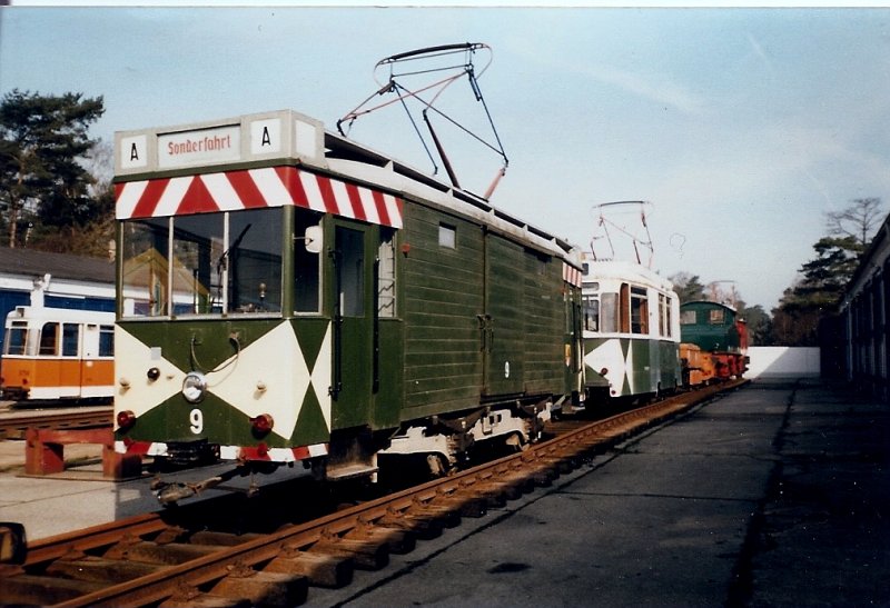 Straenbahngertewagen im Eisenbahn&Technik Museum in Prora.