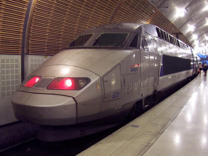 TGV in Monaco. 18.08.2004