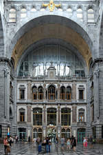 Der Baustil des Eklektizismus fand im Bahnhof Antwerpen Centraal Anwendung.