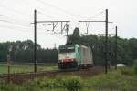 186 202 befhrt solo die vom Antwerpener Hafen zulaufende Ekerner Schleife am 14.05.11