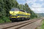 Nachschuss der HLD 5533 und 5517, die als LZ Richtung Montzen fahren. Aufgenommen am 21/08/2008 bei Warsage.