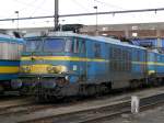 Wie lange wird sie noch fahren ? SNCB-Lok 1503 stand heute in Lttich-Kinkempois. Aufgenommen am 25/01/2009.