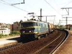 2620 mit eine Gterzug auf Bahnhof Antwerpen Dam am 21-5-2001. Bild und scan: Date Jan de Vries. 