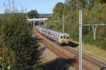 SNCB 066 657 erreicht Hergenrath auf seiner Fahrt von Aachen Hbf nach Spa-Géronstère. (17.10.2023)