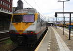 Der IC 5386 von Maastricht(NL) nach  Hasselt(B) steht in Maastricht(NL) abfahrbreit nach Belgien.