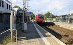 Der Thalys aus Essen-Hbf(D) nach Paris(F) kommt als Umleiter durch Erkelenz in Richtung Aachen.