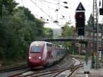 Thalys Paris-Nord - Kln luft langsam auf Gleis 8 in Aachen-HBF ein. Aufgenommen am 25/09/2010.