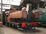 175 Jahre Eisenbahn in Belgien. Diese 1879 von Evrard La Croyre gebaute Rangierlokomotive Nr. 1152 vom Typ 52 steht im Museumsdepot in Leuven, das am 8. Mai 2010 fr's Publikum geffnet war.