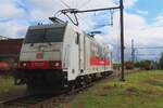 Während ein Ausstellung in Retrotrain in Saint-Ghislain am 17 Augustus 2024 könnte u.A. auch DB Cargo 186 237 besichtet werden.