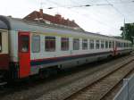 Erstmalig in der Binzer Bahnhofsgeschichte drfte,am 25.Juni 2013,die Ankunft von zwei belgischen Reisezugwagen sein.Am 30.Juni 2013 waren die Wagen zum zweiten Mal in Binz als Sie die Rckfahrt im