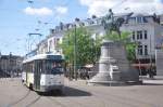 PCC 7009 von De Lijn Antwerpen am Leopoldsplaats, aufgenommen 27.06.2015