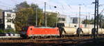 186 328-1  DB-Schenker kommt aus Richtung Montzen/Belgien mit einem Silozug aus Herentals(B) nach Augsburg(D) und fährt in Aachen-West ein.