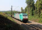 Die Cobra 2826 kommt die Gemmenicher-Rampe herunter nach Aachen-West mit einem Coilleerzug aus Genk-Goederen(B) nach Köln-Eifeltor(D).