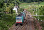 Die Cobra 2841 kommt aus Richtung Aachen-West und fährt die Gemmenicher-Rampe hochgefahren mit einem lagen gemischten Güterzug aus Köln-Gremberg nach Antwerpen-Noord(B) und fährt