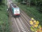 Die Cobra 2813 fhrt als Lokzug Richtung Montzen kurz vor dem Gemmenicher Tunnel.