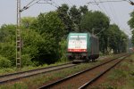 Die Cobra 2805 kommt als Lokzug von Aachen-West in Richtung Montzen(B) fhrt den Gemmenicher-Weg hoch bei Sonne.