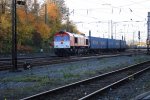 Die Class 66 DE6314  Hanna  von Crossrail fhrt mit einem Bulkhaul-Ganzzug von Aachen-West nach Zeebrugge-Ramskapelle(B).