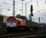 Die Class 66 PB13  Ilse  von Crossrail fhrt mit einem Bulkhaul-Ganzzug von Aachen-West nach Zeebrugge-Ramskapelle(B).