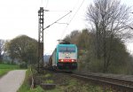 Die Cobra 2804 kommt die Gemmenicher-Rampe herunter nach Aachen-West mit einem sehr langen gemischten Gterzug aus Antwerpen-Noord(B) nach Kln-Gremberg.